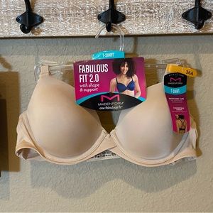 SALE 🎉 NWT Fabulous Fit T-Shirt Bra in Nude